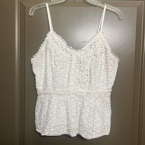White Tank Top Blouse